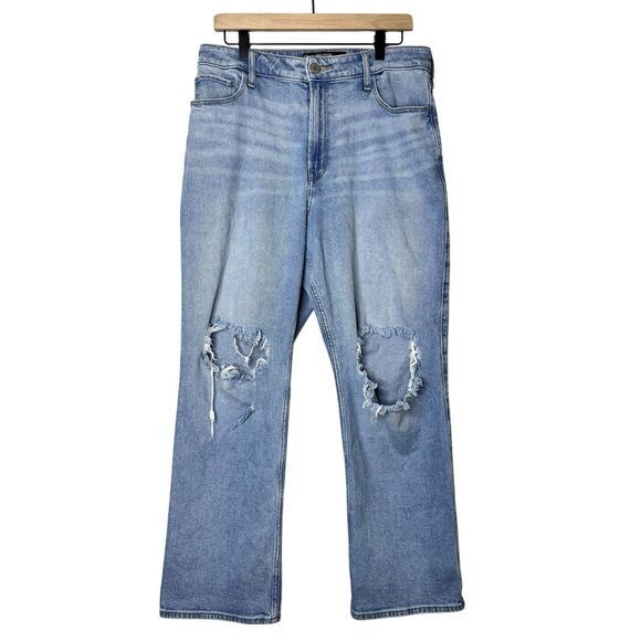 Hollister Denim - Hollister Jeans Women's Ultra High Rise Dad Jeans 31x28 Distressed 12S